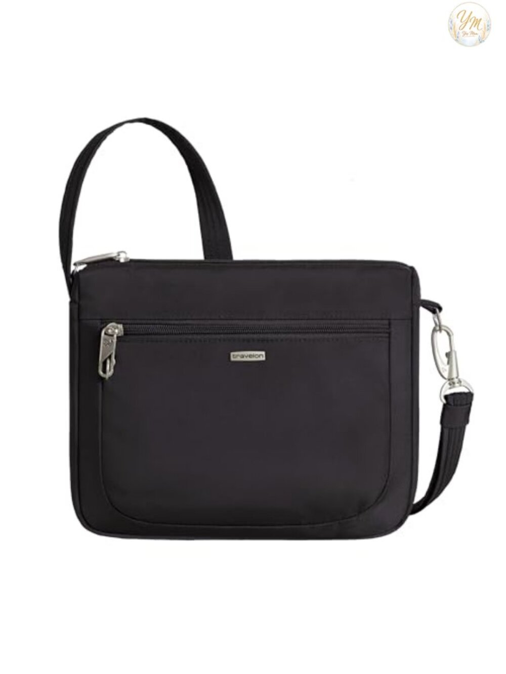 Anti-Theft Travel Crossbody RFID Blocking Polyester w/ Shoulder Strap